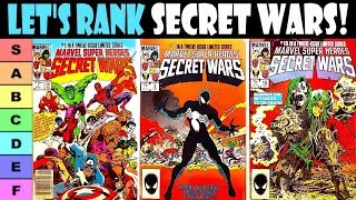 Let's Rank SECRET WARS! 1984 Marvel Super Heroes Best & Worst Covers. Ranking comic books Top Comics