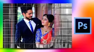 How To Create Custom Unique Wedding Album Design 18x12 page in Photoshop
