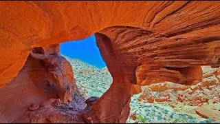 Bowl of Fire South | Detailed View of Sandstone Formations | Lake Mead NRA, Nevada