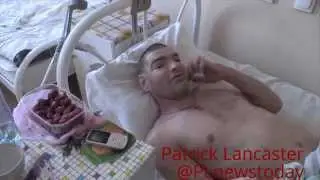 Yesterday Ukraine showing took 35 year old Sasha's leg in Donetsk