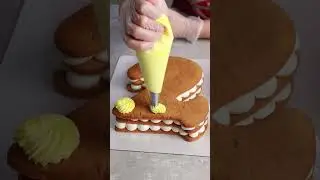 Медовый торт-цифра