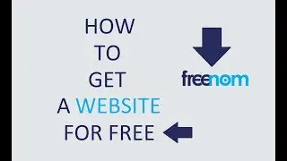 How to get a Website for free and design it ( Using Freenom )