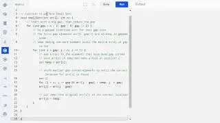 C Program to Implement Shell Sort || Shell Sort Code in C || Coding Guide for Beginners #programming