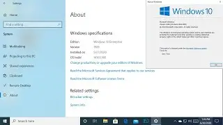(2020) How to find windows 10 Edition, Version,  OS build, System type || CHECK WINDOWS 10 VERSION