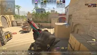 CS2 Premier: T side pistol round Ace on Mirage