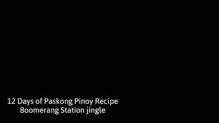12 Days Of Paskong (Boomerang Music Video)