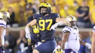 Aidan Hutchinson (Michigan EDGE) vs Washington 2021