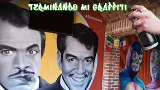 Mural finalizado, Rostros de Mexico.