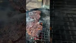 Grillin some steaks on the Weber #meat #food #weber #grill #charcoal #steak #carnivore #beef