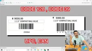 Code 128 and Code 39 barcode difference and use and UPC , EAN barcode how to purchase