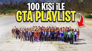 WE PLAYED GTA 5 PLAYLIST WITH 100 PEOPLE! | GRAND RP