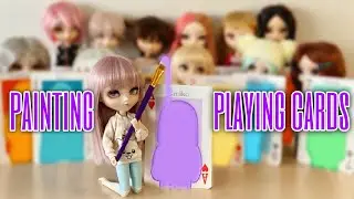 Painting GIANT playing cards!
