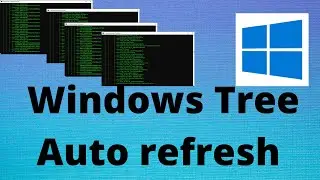How to Create a windows auto refresh Tree