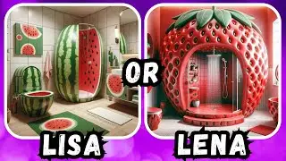 Lisa or Lena❤️‍🔥 #lisa #lena #lisaorlena #lisaandlena #viral #trendingvideo
