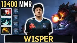 🔥 Rank 8 Wisper SLARDAR Offlane Gameplay 🔥 Wisper Perspective - Full Match Dota 2
