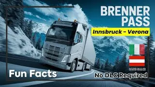 Best Roads | Brenner pass | Innsbruck - Verona | Euro Truck Simulator 2