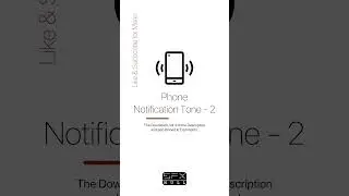 Phone Notification Tone 📳 / Message Sound / Phone SFX #notification