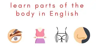 Learn body parts in English | body parts in English | body vocabulary | How to say