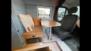 How to Build a 2 person Dinette / table with bench in your Camper Van