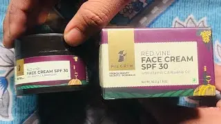 Pilgrim Red Vine Face Cream SPF 30 Review & Uses #makeup #pilgrim #facecream