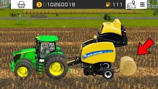 New Holland Roll Belt Machine In Fs16 ? Fs16 Multiplayer | Timelapse |