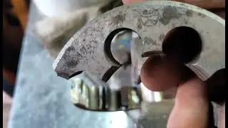 Нож из советской плашки для нарезки резьбы