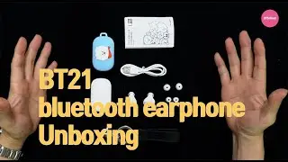 라인프렌즈 BT21 블루투스 무선 이어폰 언박싱 (RJ) /line friends BT21 bluetooth earphone unboxing [ENG SUB]