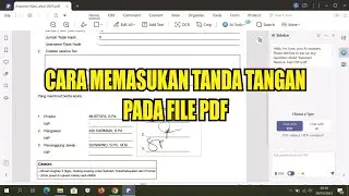CARA MEMASUKAN TANDA TANGAN PADA FILE PDF