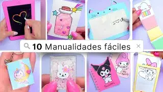 10 DIY Manualidades Fáciles, Rápidas y Bonitos Regalos de Papel y Materiales que Tienes en Casa