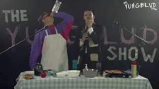Oliver Tree chugs vodka on Yung Blud live show