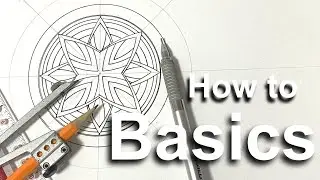 How to draw a mandala - Basics