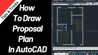 How to Draw Proposal Plan in AutoCAD | Time Saving commands in AutoCAD | KDS