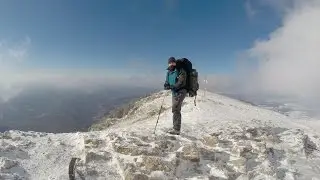 Одиночный пеший поход по зимнему Крыму
