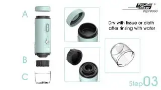 ProUser Espresso Coffee Maker- Instruction Animation with audio