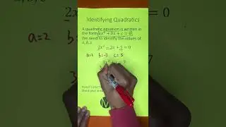 Day 17/30 identifying #quadratics #mathinar #gcsemathsrevision