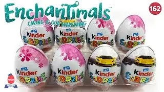 Enchantimals и киндеры с машинками. Распаковка яиц из Европы