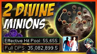 35 Million DPS!  2 Divine Minion Build - BAMA | Taking on T17 & UBERS! /  Legacy of Phrecia  POE 1