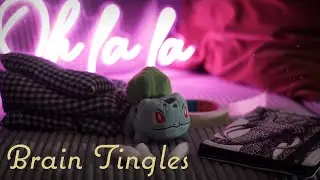 ASMR ☾ |  Deep Sounds to tingle your brain ✨ Tascam (Bulbasaur, grain pillow, tape...)