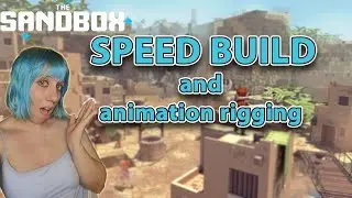 Sandbox Game -Voxedit, Voxel art speed build with setting rig up.