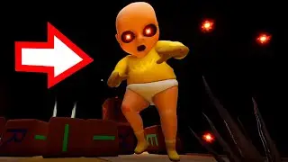 МЕНЯ ПУГАЕТ ЛЫСЫЙ МОНСТР ?! ИГРА The Baby in Yellow