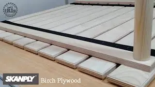 Make A Folding Table From Birch Plywood - DIY Woodworking