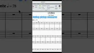#adding #pickupmeasures #tutorial #sibelius #subeliusnotation #musicnotation