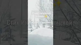 Зима в Казани в этом году снежная! Вот и сейчас, уже темнеет,но падает мягкий пушистый снежок🩵 #2024