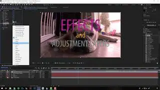 Art 112 After Effects Tutorial 08 - EFFECTS and ADJUSTMENT LAYERS