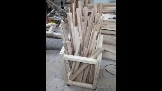 Простая тележка для обрезков