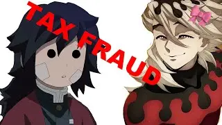 Giyu Commits Tax Fraud And Escapes Prison With Douma - Demon Slayer Poly.AI #ai