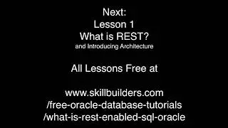 What is Oracle REST Enabled SQL -  AGENDA