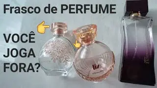 Frascos de Perfumes Vazios, Faça Você Mesmo Artesanatos, Do Lixo Ao Luxo, Ideias, Reciclagem