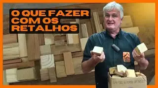Ganhe até com retalhos de madeira#DIY #oficinadecasa