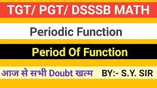Periodic Function and Period of Function/TgtPgtMath